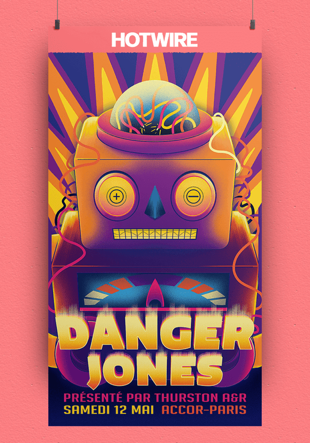 Affiche Danger Jones Hotwire