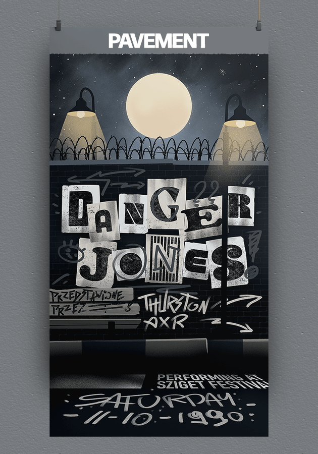 Affiche Danger Jones Pavement
