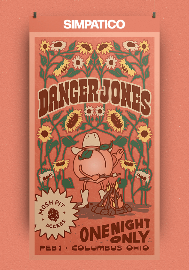 Affiche Danger Jones Simpatico