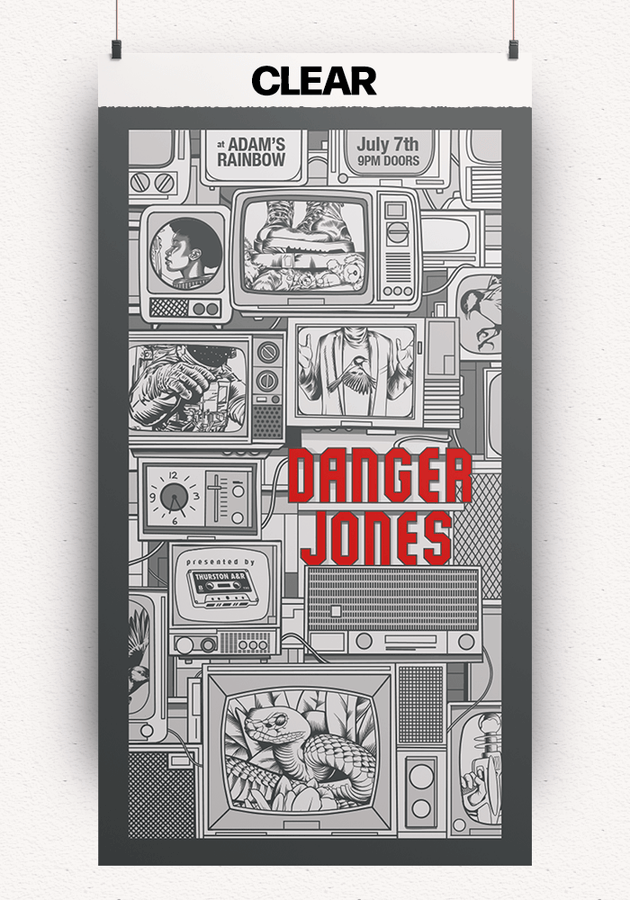 Affiche Danger Jones Clear