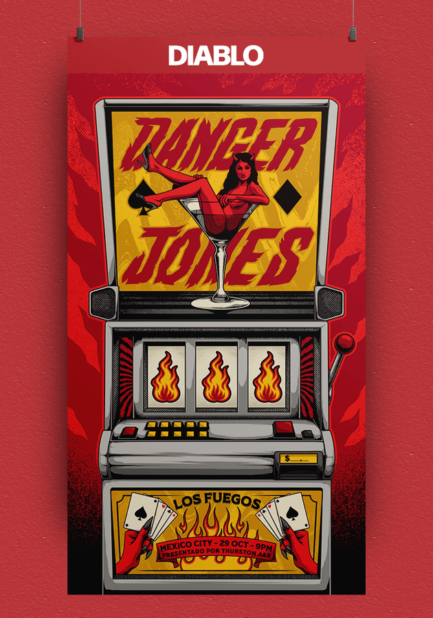 Affiche Danger Jones Diablo