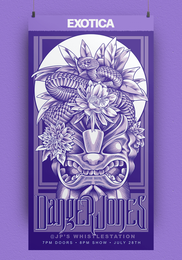 Affiche Danger Jones Exotica