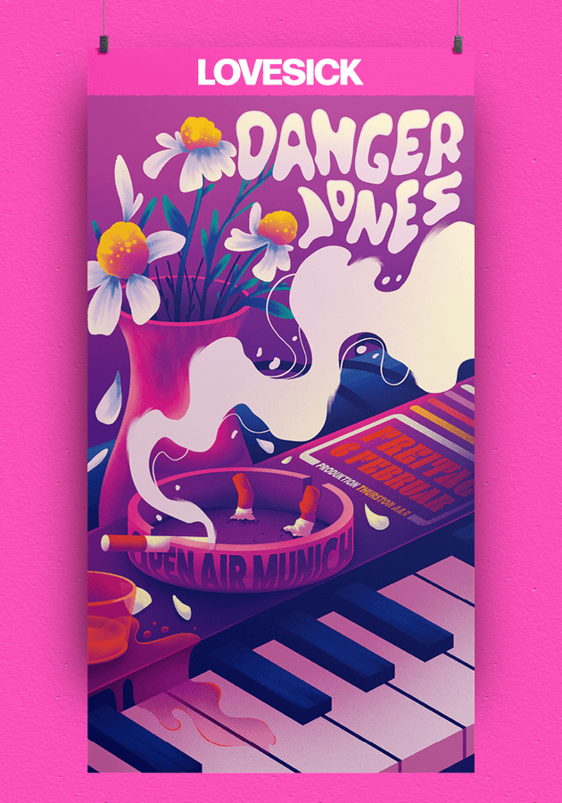 Affiche Danger Jones Lovesick
